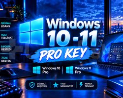 WİNDOWS 10-11 GEÇERLİ | PRO KEY