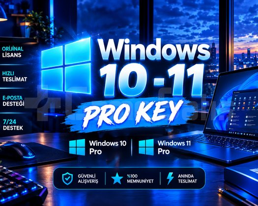 WİNDOWS 10-11 GEÇERLİ | PRO KEY