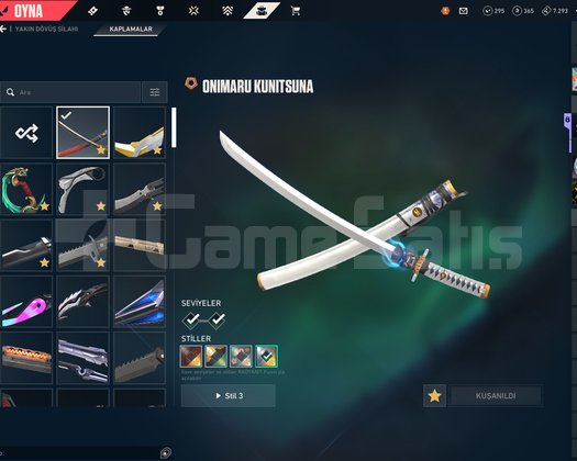 7 Bıçak 5 Vandalı full artı full hesap