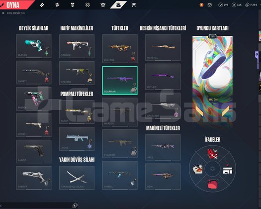 7 Bıçak 5 Vandalı full artı full hesap