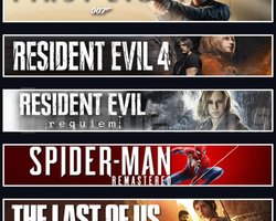 007 +Evil 4 +Evil 9 +Spider 1 +TLOU1