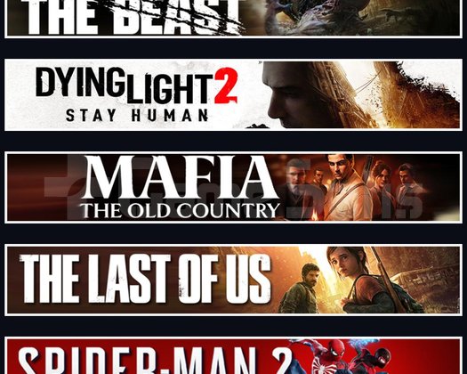 Beast +DY2 +Mafia +TLOU1 +Spider 2