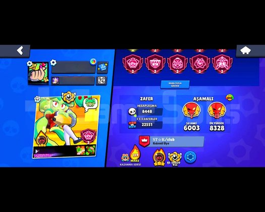 155.000 Kupa Brawl Stars hesabı