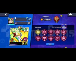 155.000 Kupa Brawl Stars hesabı