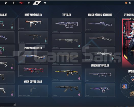 179 LV Aktif Dia Skinli Valorant Hesabı