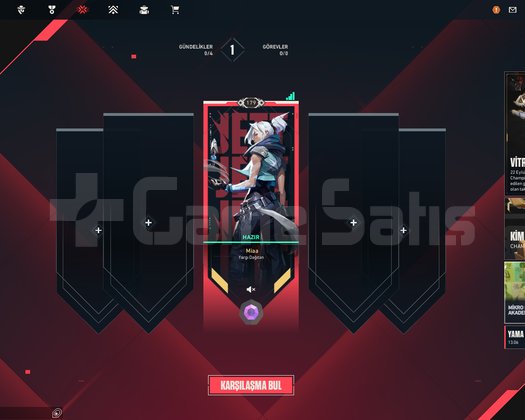 179 LV Aktif Dia Skinli Valorant Hesabı