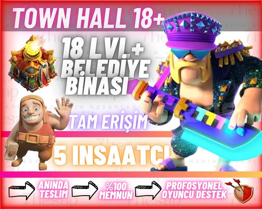 TH18 | 5 İnşaatçı | Tam Erişim Hesap
