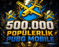 500.000 POPÜLERLİK PUBG MOBİLE