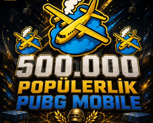 500.000 POPÜLERLİK PUBG MOBİLE