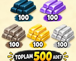 500 adet Karışık Kalıp