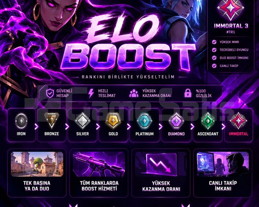 GÜVENİLİR EKİPTEN BOOST HİZMETİ