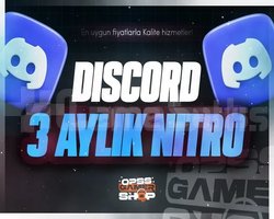 Discord 3 Aylık Nitro 2X Boost
