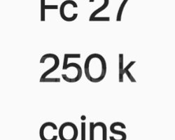 Fc27 250 k coins
