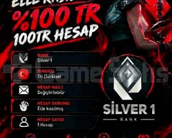 TR + SİLVER 1 + MAİL DEĞİŞEN +DÜŞÜK MMR