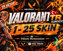 100TR 1-25 Skin Garantili Hesap