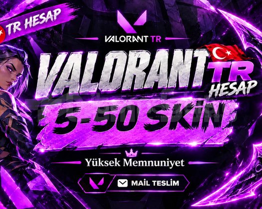 100TR  5 - 50 Skin Garantili Hesap