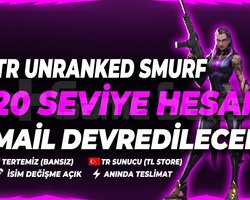 20 LWL UNRANKED! Hızlı Teslimat Smurf