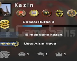 FACEİT+12K OYUN+ 5 MADALYA