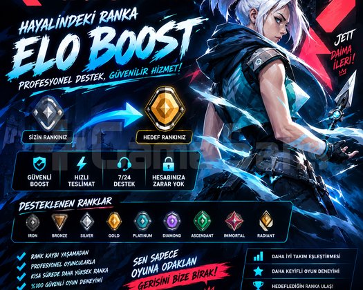 VALORANT ELO BOOST | RANK YÜKSELTME |