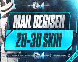 20-30 SKİN FORTNİTE MAİL DEĞİŞEN HESAP