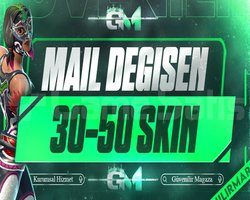 30-50 SKİN FORTNİTE MAİL DEĞİŞEN HESAP