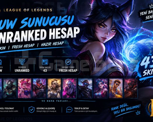 LoL EUW UNRANKED HESAP