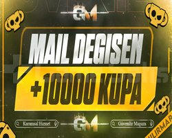 +10000 KUPA GARANTİ | MAİL DEĞİŞEN