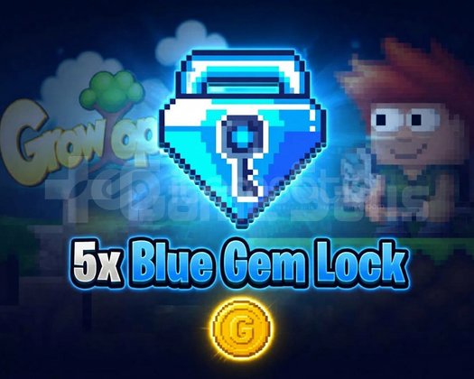 5x Blue Gem Lock