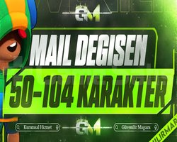 50-104 KARAKTER GARANTİ | MAİL DEĞİŞEN