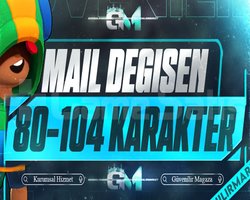 80-104 KARAKTER GARANTİ | MAİL DEĞİŞEN