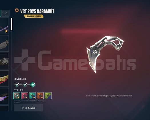 VCT 25 KARAMBİT//EX.O SETLİ//SMURFLUKK!!