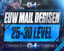 EUW / 25-30 LEVEL MAİL DEĞİŞEN VIP+