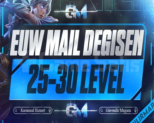 EUW / 25-30 LEVEL MAİL DEĞİŞEN VIP+