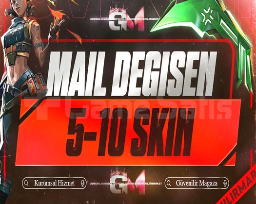 VIP | 5-10 SKİN | MAİL DEĞİŞEN |
