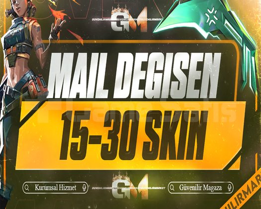 VIP | 15-30 SKİN | MAİL DEĞİŞEN |