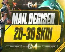 VIP | 20-30 SKİN | MAİL DEĞİŞEN |