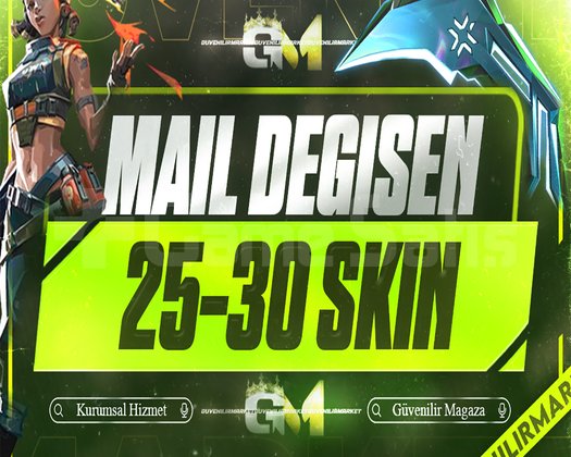 VIP | 25-30 SKİN | MAİL DEĞİŞEN |