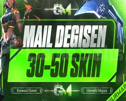 VIP | 30-50 SKİN | MAİL DEĞİŞEN |