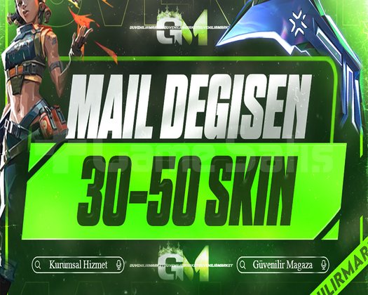 VIP | 30-50 SKİN | MAİL DEĞİŞEN |