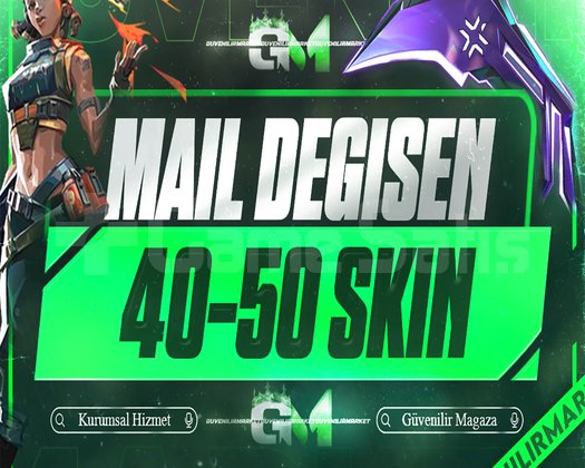 VIP | 40-50 SKİN | MAİL DEĞİŞEN |