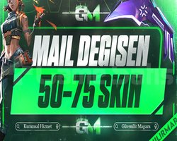 VIP | 50-75 SKİN | MAİL DEĞİŞEN |