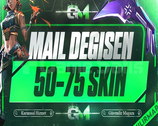 VIP | 50-75 SKİN | MAİL DEĞİŞEN |