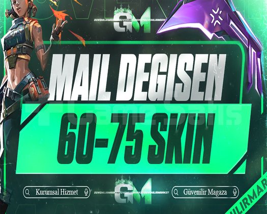VIP | 60-75 SKİN | MAİL DEĞİŞEN |