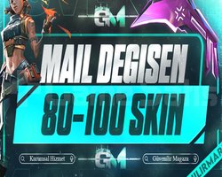 VIP | 80-100 SKİN | MAİL DEĞİŞEN |