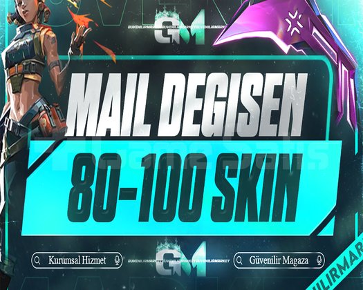 VIP | 80-100 SKİN | MAİL DEĞİŞEN |