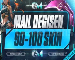 VIP | 90-100 SKİN | MAİL DEĞİŞEN |