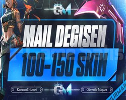 VIP | 100-150 SKİN | MAİL DEĞİŞEN |