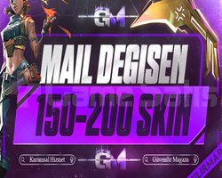 VIP | 150-200 SKİN | MAİL DEĞİŞEN |