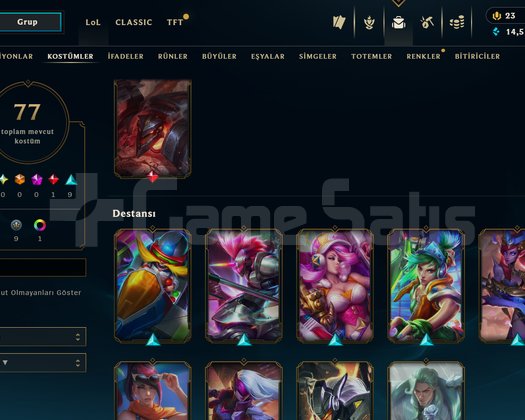 UNRANKED 77 SKİN NİCK CHANGE HİGH MMR