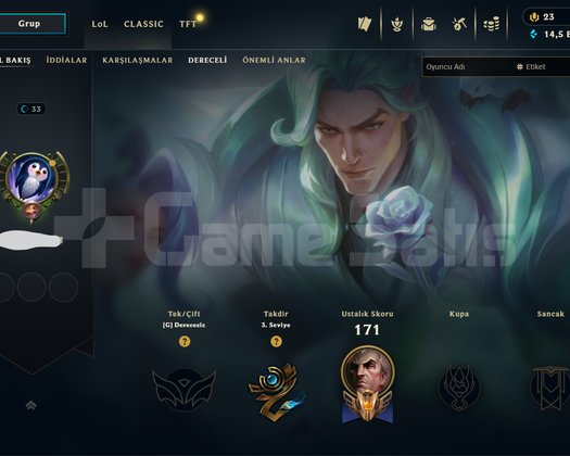 UNRANKED 77 SKİN NİCK CHANGE HİGH MMR